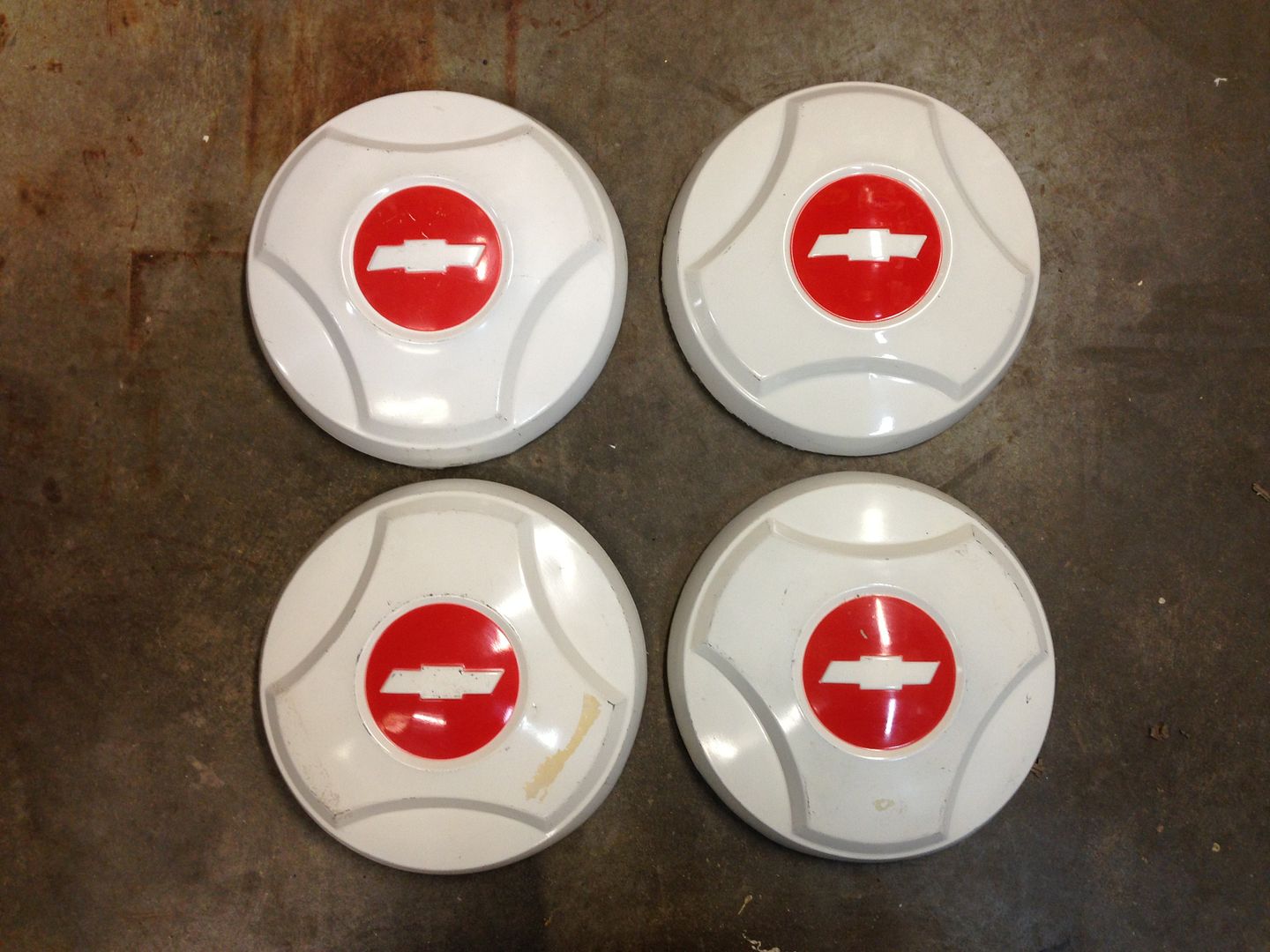 WI 64 65 and 66 Chevy 3/4 ton hubcaps for sale The 1947 Present